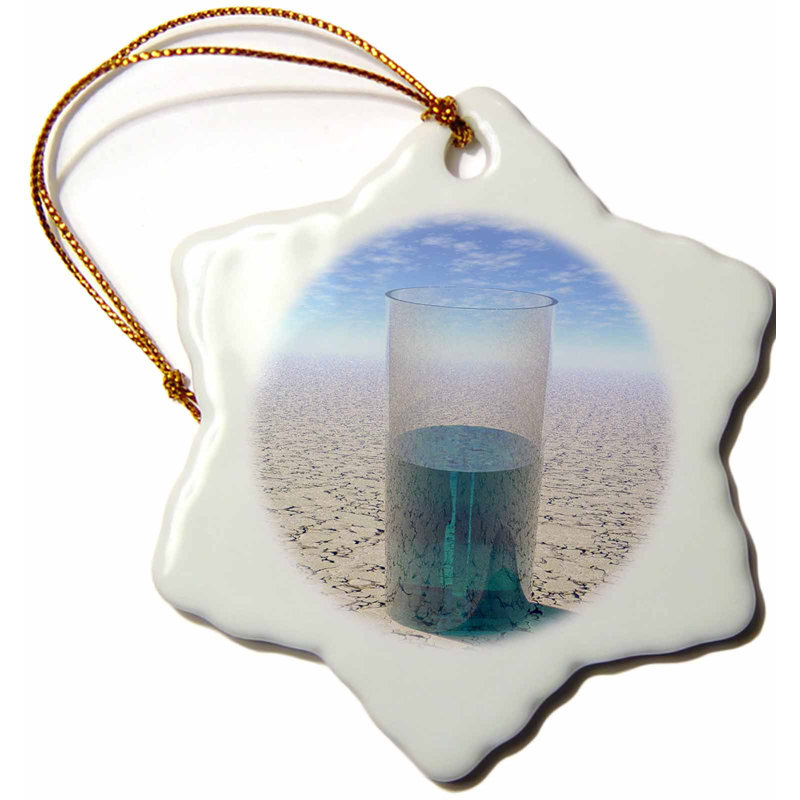 The Holiday Aisle® Glass of Water Holiday Shaped Ornament Wayfair